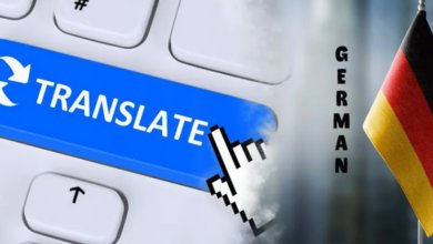 تطبيق للترجمة من الألمانية
