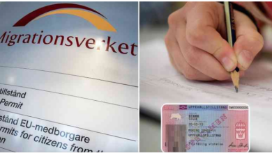 إقامة اللجوء لإقامة العمل في السويد