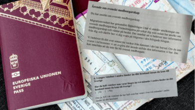 للأسئلة الأمنية التي تطلبها مصلحة الهجرة السويدية