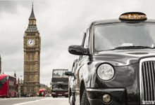حجز سيارات الأجرة في المملكة المتحدة