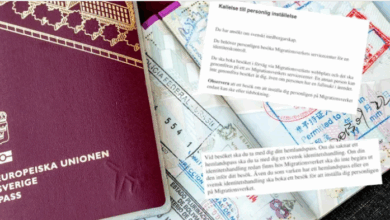 شرح مفصل لرسالة الموعد من مصلحة الهجرة السويدية لمقدمي طلبات الجنسية